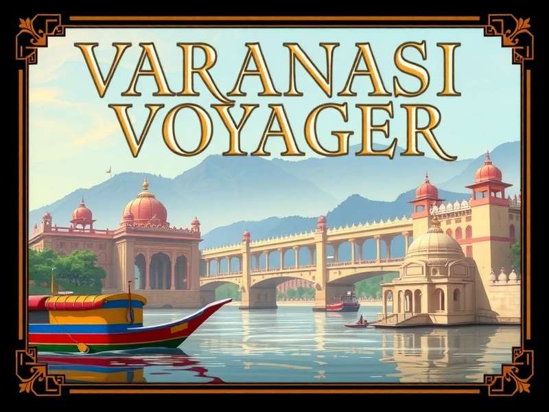 Varanasi Voyager Official Banner – Explore India's Sacred City Varanasi Voyager Game Banner featuring Varanasi ghats and river Ganges