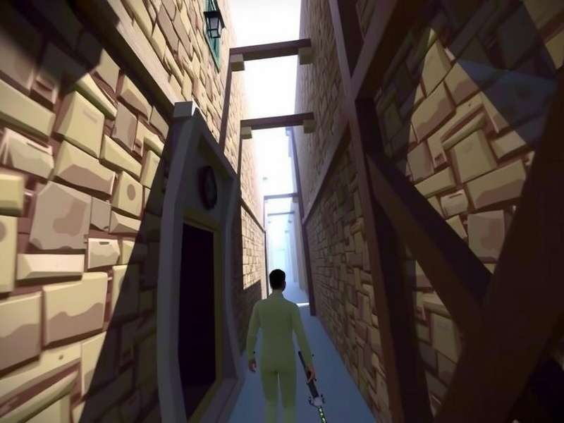 Varanasi Voyager Gameplay – Explore the Narrow Lanes of Varanasi Varanasi Voyager gameplay showing character exploring a narrow lane